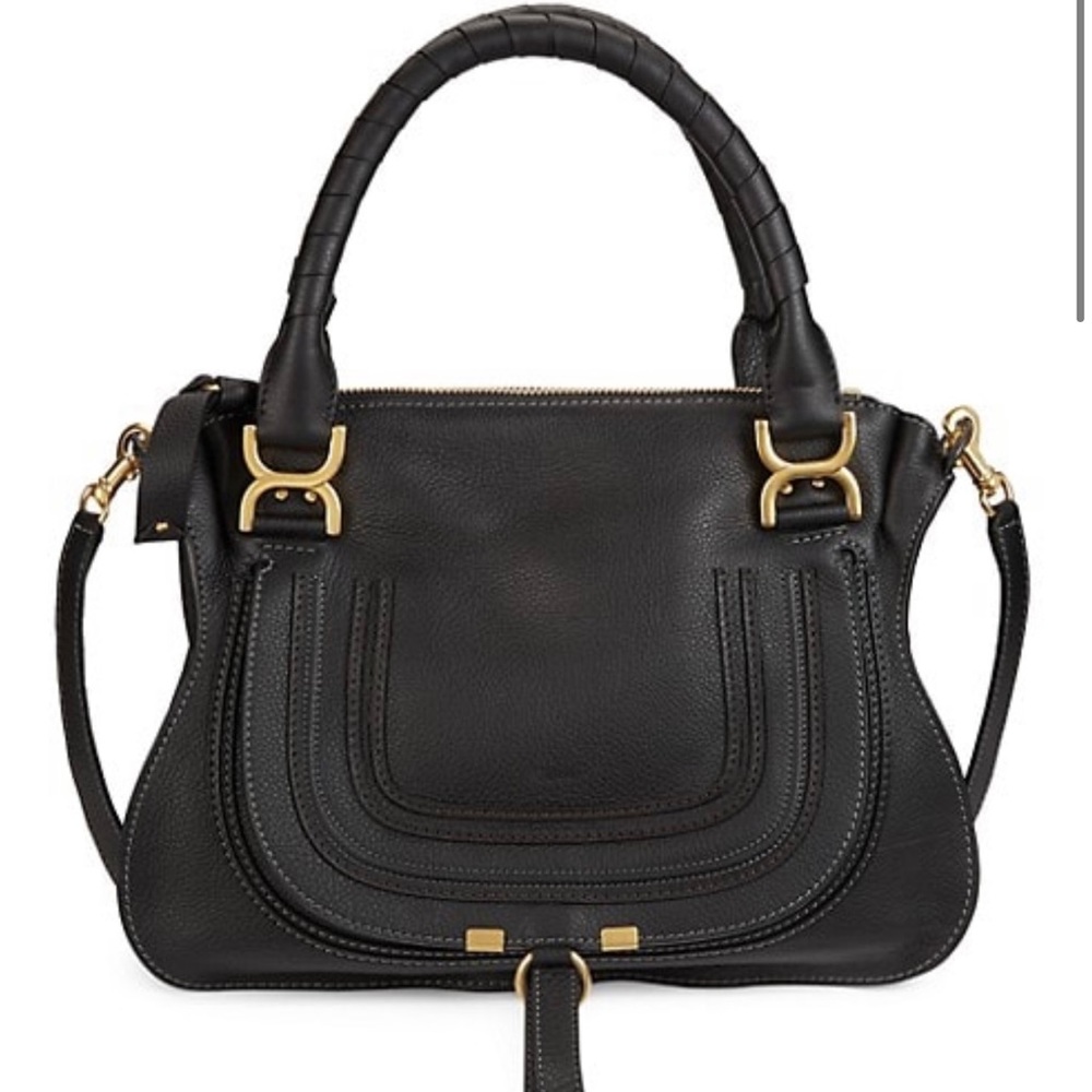 Chloe Medium Marcie Leather Satchel